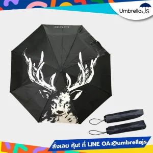 ร่มพับ 3 ตอน สกรีนโลโก้ The Alley ของแจกพรีเมี่ยมร้านอาหารและเครื่องดื่ม