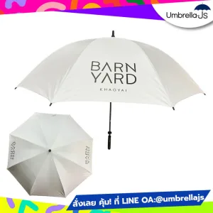 ร่มกอล์ฟ 34 นิ้ว Barn Yard สีขาว