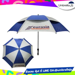 ร่มกอล์ฟ 30 นิ้ว 2 ชั้น สกรีนโลโก้ Eurasia Thailand