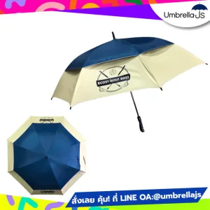 ร่มกอล์ฟ 30 นิ้ว 2 ชั้น สกรีนโลโก้ Rcost Golf 2025